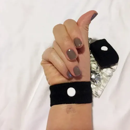 1 Par (2 unidades) Pulseira Anti Enjoo Anti Nauseas Ponto De Pressao Anatomico