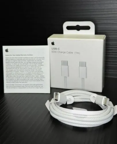 Cabo Carregador Tipo-C 60w Turbo - Entrega Gratis 24hrs