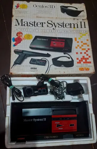 Master System II TecToy SEGA com Caixa Original - Funcionando Perfeitamente