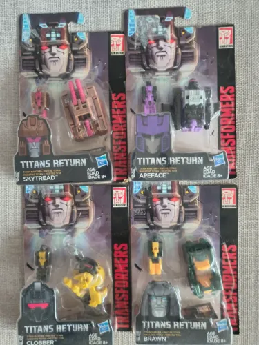 Set completo 4x Transformers Titans Masters Wave 2, Titans Return, Generations, Hasbro