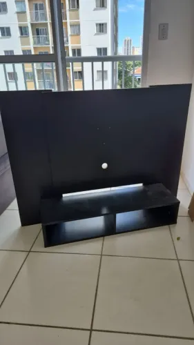 Painel de TV preto