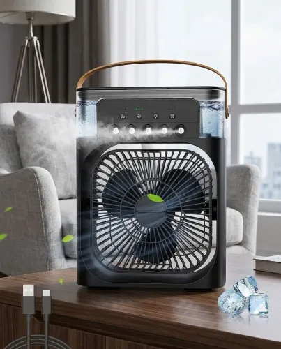 Ventilador de umidificador de ar - funciona a energia - 600 ML - entrega grátis