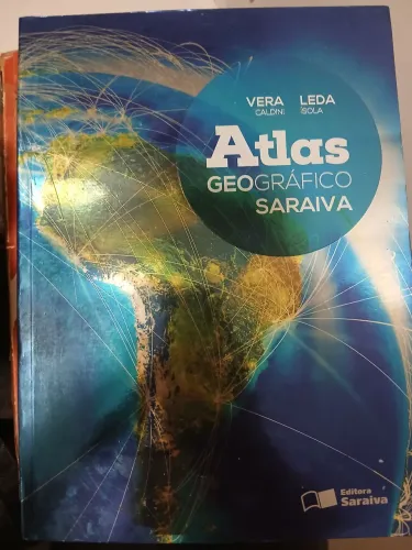 Livro Atlas geográfico Saraiva