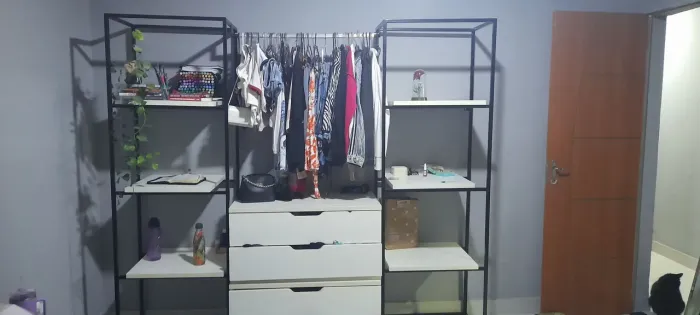 Guarda roupa de ferro estilo industrial closet