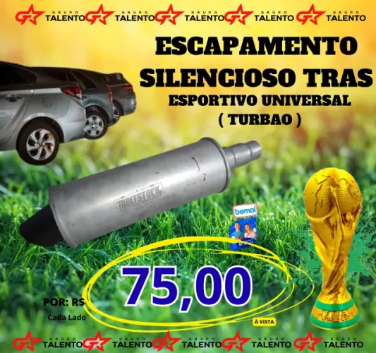 Silencioso Esportivo Ronco Grave universal