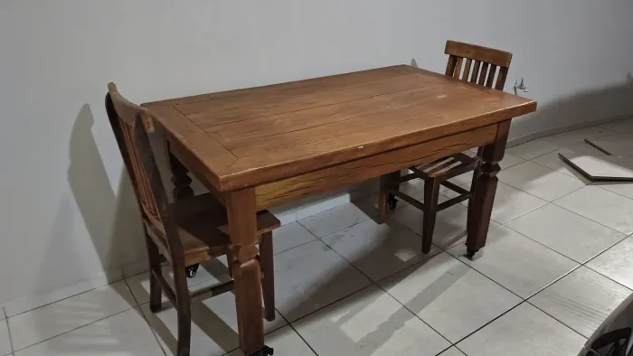 Mesa rústica 