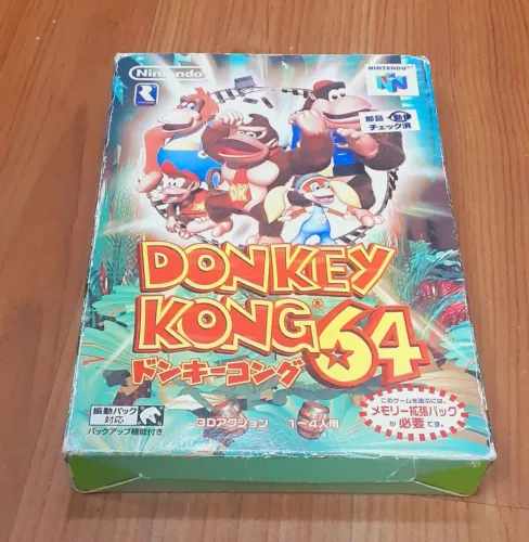 Jogo Donkey Kong64 Japones original com caixa sem manual