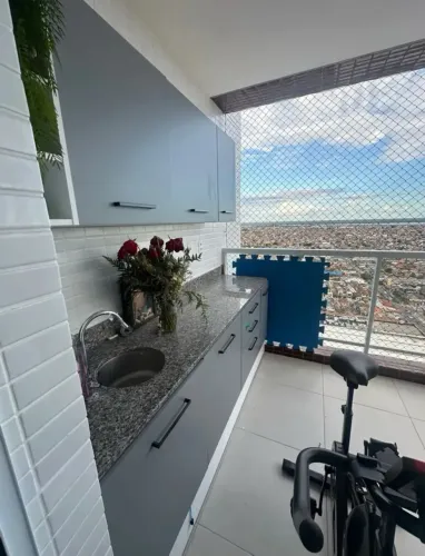 Vendo apartamento em frete ao líder de canudos com vista para baía 2/4 + 2 vagas