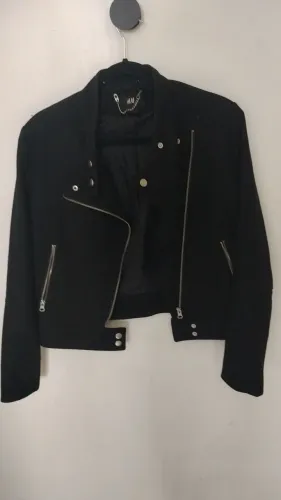 Casaco preto h&m importado