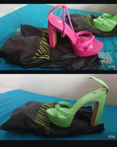 Vende sapatos não usados