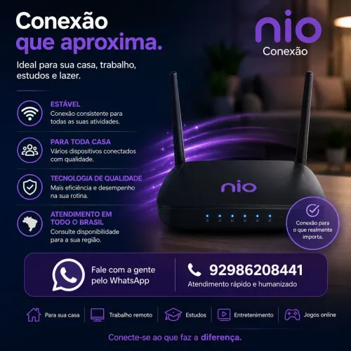 Nio Conexão ? Consulte disponibilidade