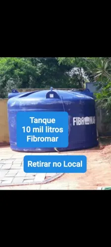 Vende-se Tanque 10 mil litros Fibromar