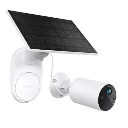 Câmera Externa Tp-Link Wifi FHD 3MP 1296P Tapo C410 Kit com Bateria e Painel Solar Branco
