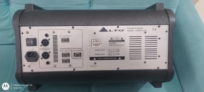 Alto Professional PBM8.250 Mesa de Som Amplificada