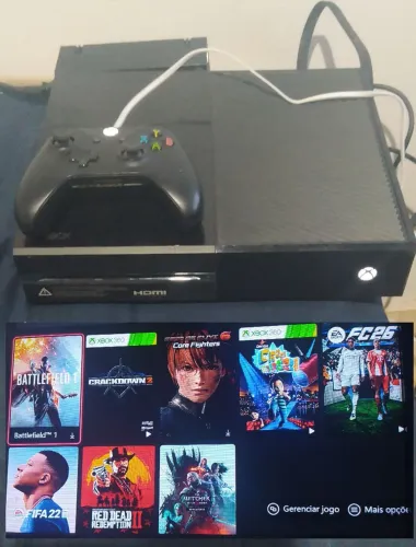 Xbox One FAT c/detalhe leia a descrição