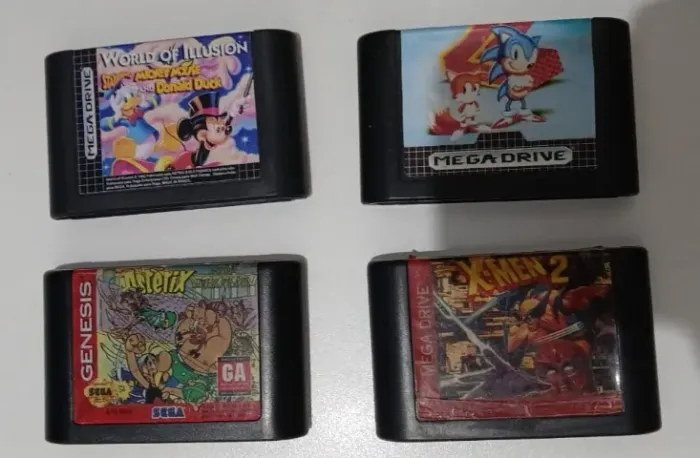 Lote cartucho mega drive