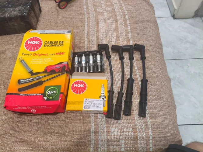 Kit cabo e vela Fiat 1.4 8v evo original com nota fiscal