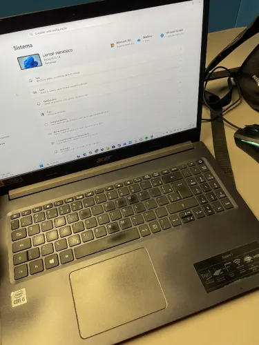 Notebook Acer Aspire 5 (A515-54). SSD, 8G de RAM, Core i5