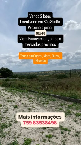 ( Oportunidade ) Vendo 2 lotes São Simão leia descrição!