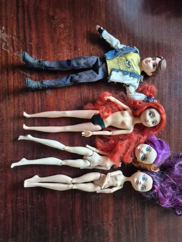 Lote de bonecas barbie ever after high rainbow high