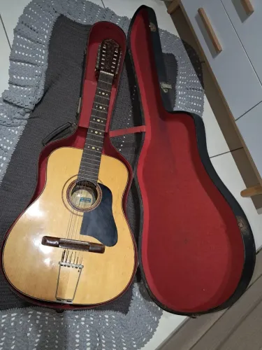 VIOLÃO DI GIORGIO 12 CORDAS 1973 JACARANDÁ - CASE ORIGINAL - RELÍQUIA