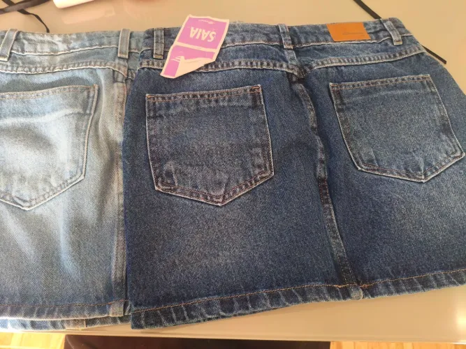 Saias jeans Tam 36 veste 36/38