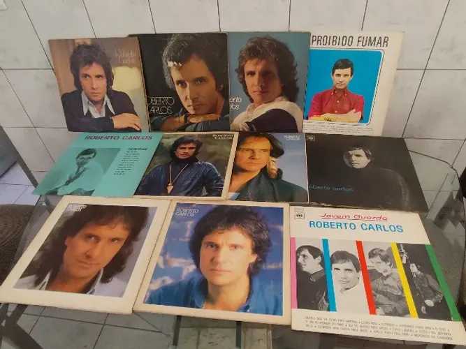 11 LPs Roberto Carlos Vinil Coletânea