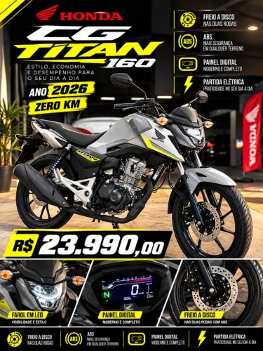 Honda CG 160 Titan 2026