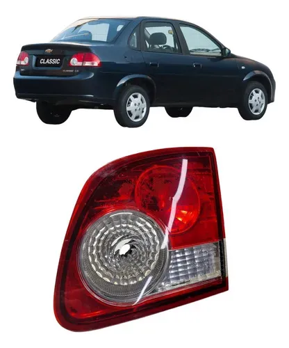 Lanterna Tampa Traseira Chevrolet Corsa Classic 2014 Uzad0 Direito/passageiro Branco