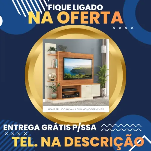Painel Fellicci Havana Home Entrega Hoje Grátis para Salvador / Pague ao Receber
