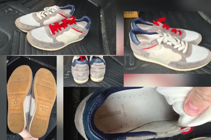 Sapatos sneaker tênis nero giardini italianas num 44 br, novas usadas 3 vezes não é Nike