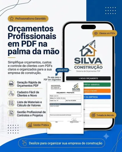 ? Aplicativo de Orçamentos Profissionais em PDF para Pintores e Autônomos