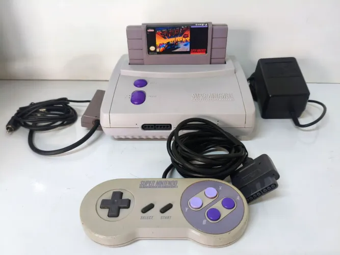 SNES super Nintendo baby com jogo 