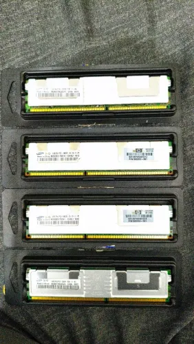 Lote de Memórias Samsung ECC para Servidor (DDR2 / DDR3)