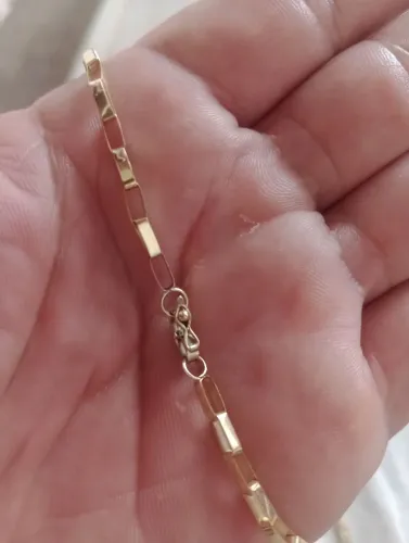 Cordão e pingente de ouro 18k