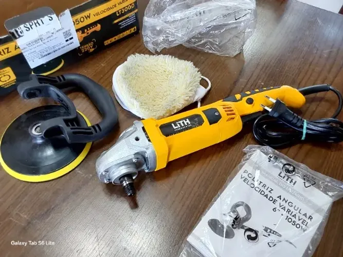 Politriz Angular Vel. Variável 6 Pol. 1050w Lith Lt3000