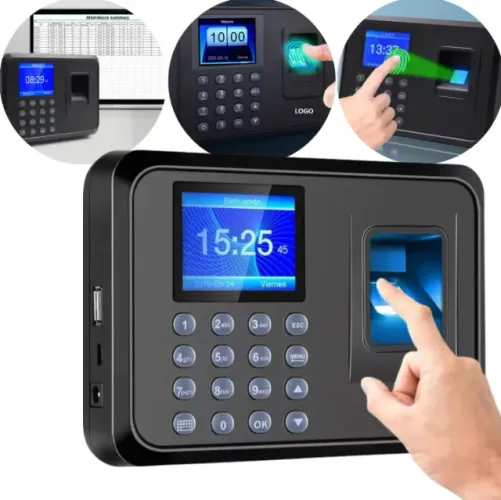 Relogio De Ponto Biometrico Impressao Digital Eletronico