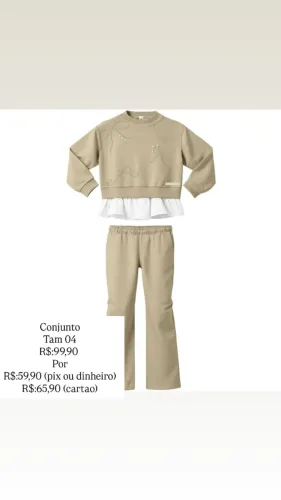 CONJUNTO INFANTIL FEMININO