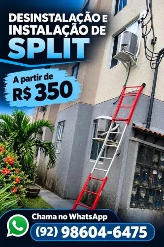 Desinstalação de SPLIT Leia o anúncio