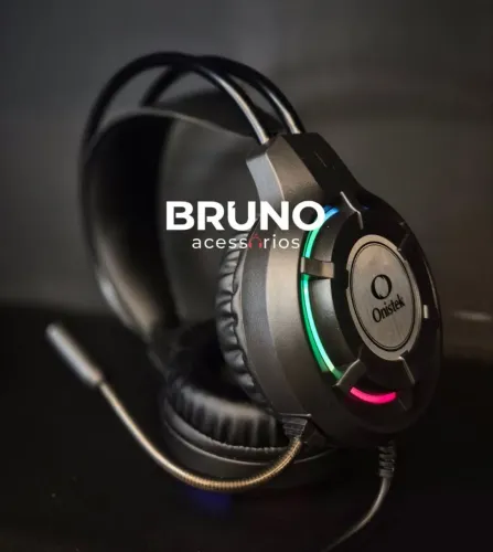 Headset com microfone Ajustável