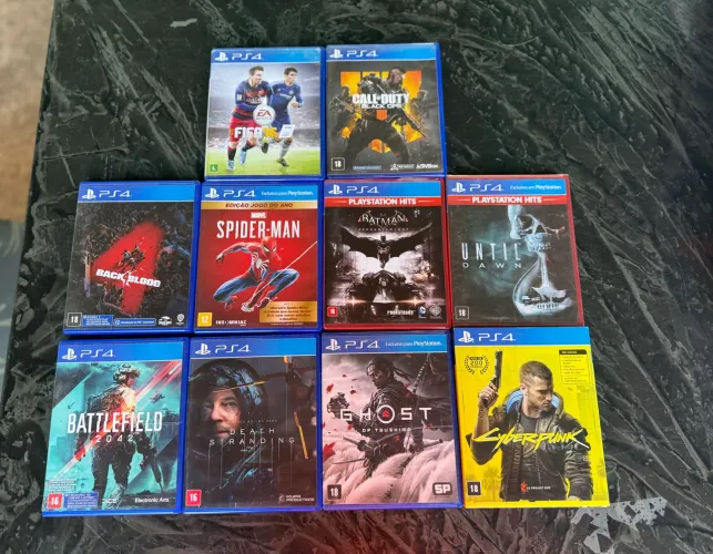 Lote jogos de ps4 preço revenda