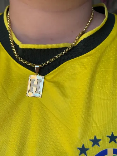 Corrente feminina banhada a ouro