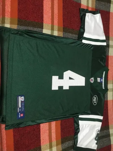 camisa nfl ny jets reebok brett favre tam: m