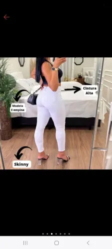 Vendo Calça Skinny Cintura Alta 