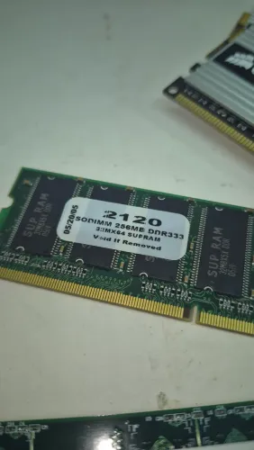 Lote de memórias para computador