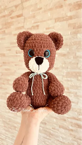 Lindo urso Amigurumi