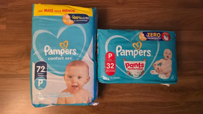 Fralda Pampers Tam P