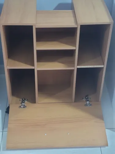 Armário de banheiro para pia de coluna