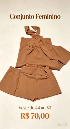 Conjunto feminino vestir do 44 ao 50