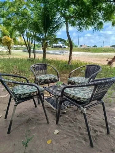 Conjunto de móveis para área externa e interna - NOVOS - 